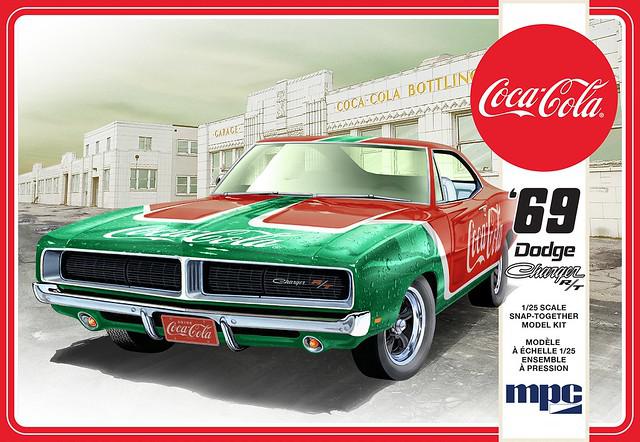 MPC Model Kits 1:25 1969 Dodge Charger Rt (Coca Cola) Snap ...